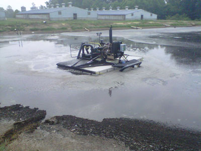 ASI Sludge Buster remote-controlled agitation boat